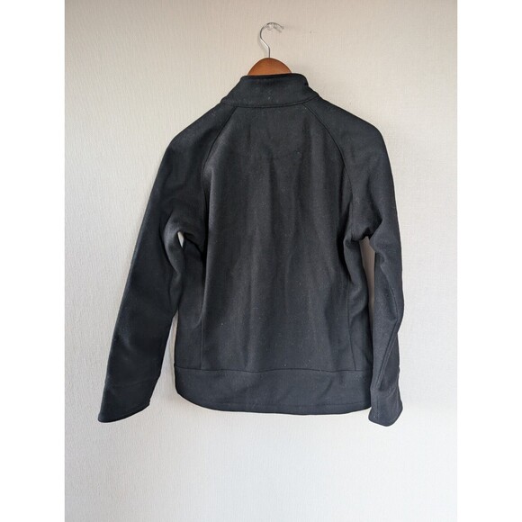 Smartwool Jacket Small Black Merino Wool Blend Full Zip Coat Gorpcore Outdoor - Picture 14 of 14